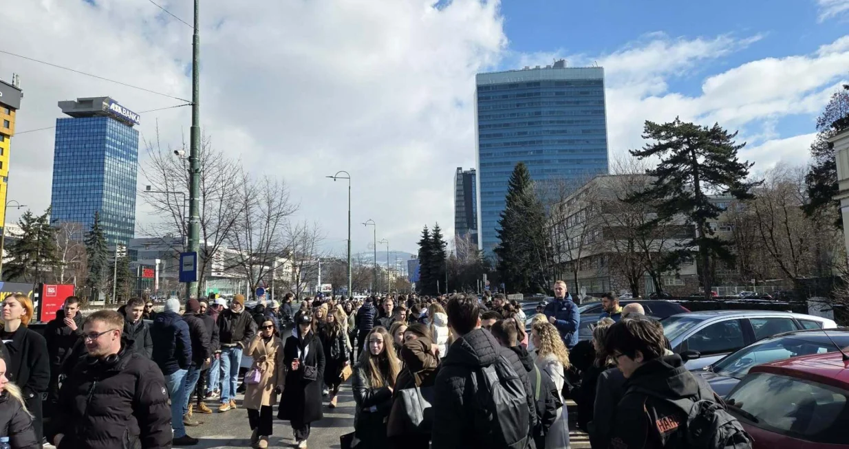 Novi protest u Sarajevu/Nedim Fetahović
