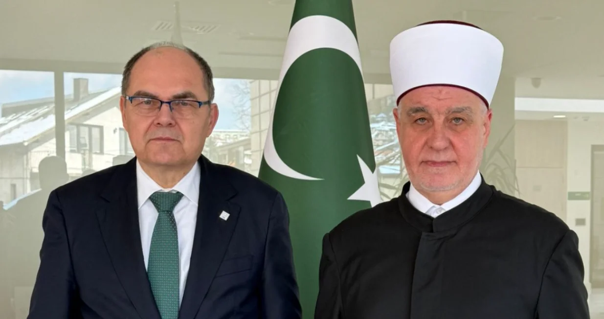 Christian Schmidt i reis Husein ef. Kavazović/X