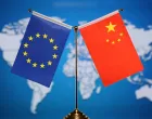 Zastave EU i Kine//