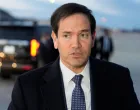 U.S. Secretary of State Marco Rubio speaks to reporters before boarding his plane at Joint Base Andrews, Maryland, U.S., en route to the Munich Security Conference, February 12, 2026. Alex Brandon/Pool via REUTERS/Alex Brandon