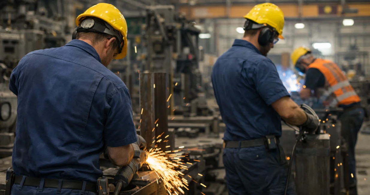 Radnici, tvornica/Ilustracija/ChatGPT/