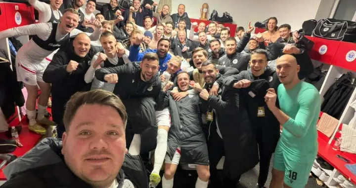 H&Scaron;K Zrinjski nakon remija sa Crystal Palace/Foto: 