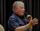 epa10158297 Canadian actor William Shatner participates in a discussion group at Dragon Con, the annual science fiction, pop culture and fantasy convention in Atlanta, Georgia, USA, 03 September 2022. Thousands of attendees returned to downtown Atlanta for the annual Labor Day Weekend gathering, which was canceled and then downsized during the height of the COVID-19 pandemic. EPA/ERIK S. LESSER/Erik S. Lesser
