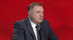 Milorad Dodik, predsjednik SNSD-a, gostovanje na ATV-u/Prtsc