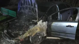 PVJ Mostar, požar, automobil, mjesto Lišani, vatrogasci/Pvj Mostar