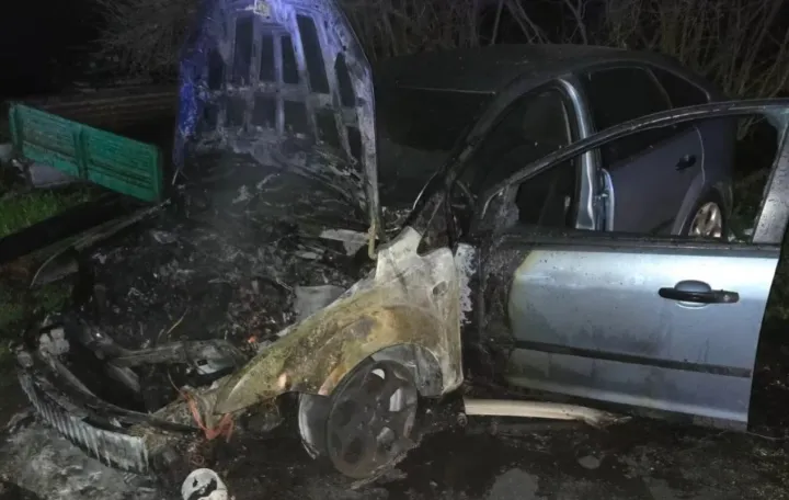 PVJ Mostar, požar, automobil, mjesto Li&scaron;ani, vatrogasci/Pvj Mostar