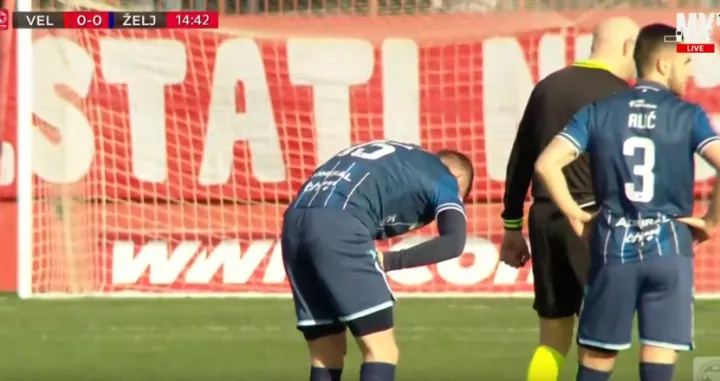 Povreda Bojana Nastića/Foto: 