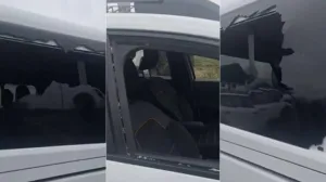 Napad na kombi sa vaterpolistima Borca/Foto: 