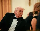 U.S. President Donald Trump attends a Governors Dinner at the White House in Washington, D.C., U.S., February 21, 2026. REUTERS/Aaron Schwartz/Aaron Schwartz