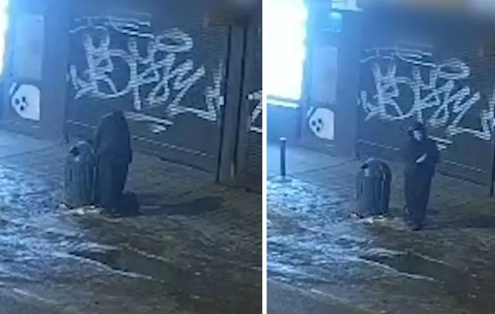 Snimak žene dok postavlja eksploziv u Lavovu/Screenshot