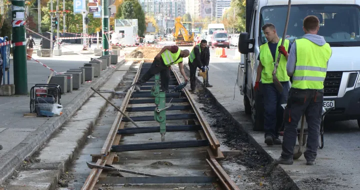 Rekonstrukcija tramvajske pruge na Marin Marijin Dvoru ispred scc-a/Senad Gubelić