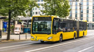 Električni autobus, vožnja/Ilustracija