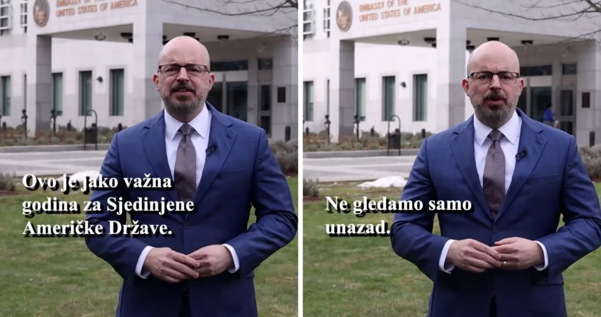 John Ginkel se obratio/Ambasada Sad U Bih