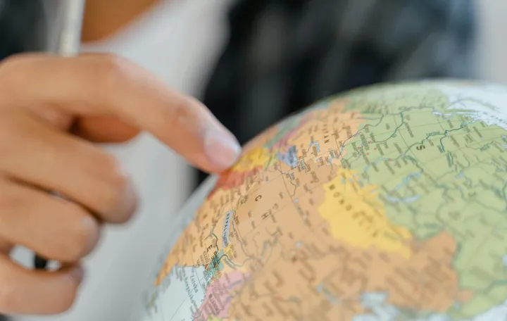 mapa svijeta, pokazivanje, zemlje, globus/