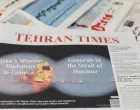 An Iranian newspaper with a cover photo of Iran's military exercise, in Tehran, Iran, February 17, 2026. Majid Asgaripour/WANA (West Asia News Agency) via REUTERS ATTENTION EDITORS - THIS PICTURE WAS PROVIDED BY A THIRD PARTY/Majid Asgaripour