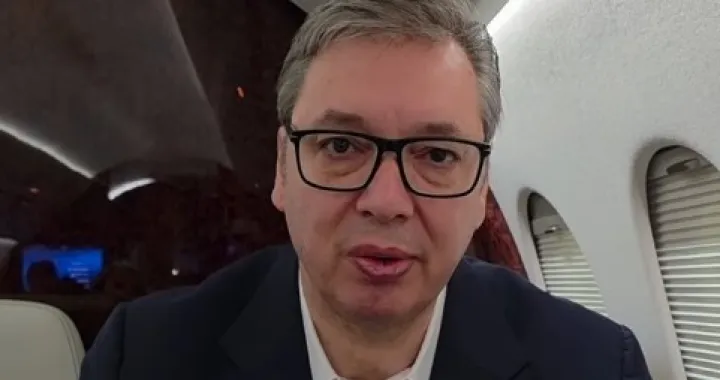 Vučić se obratio javnosti/Printscreen/Instagram//
