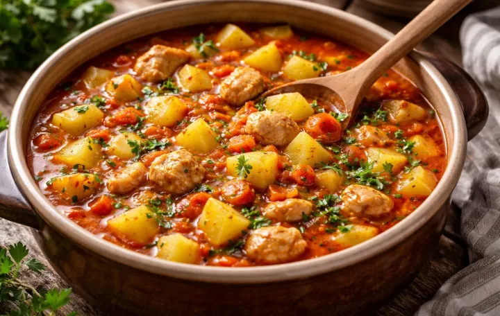 Pileći gula&scaron;/Ilustracija