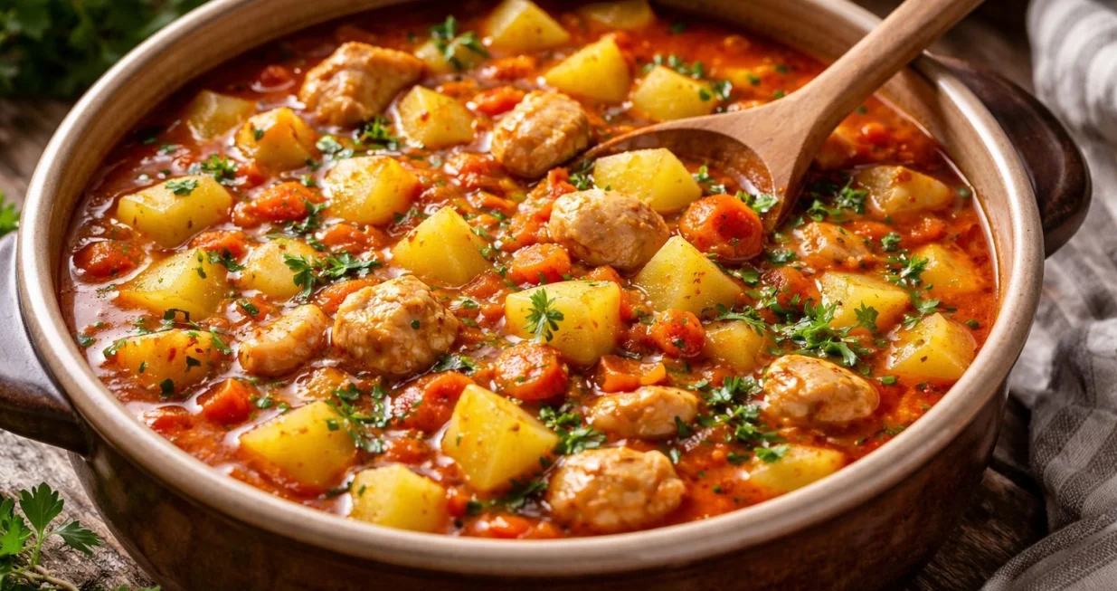 Pileći gula&scaron;/Ilustracija