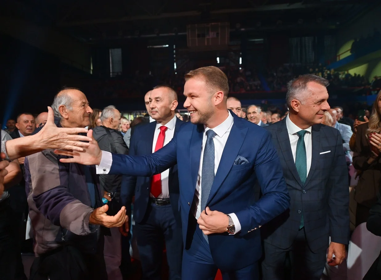 Dra&scaron;ko Stanivuković; osnivačka skup&scaron;tina Pokreta "Sigurna Srpska" u Banjaluci//