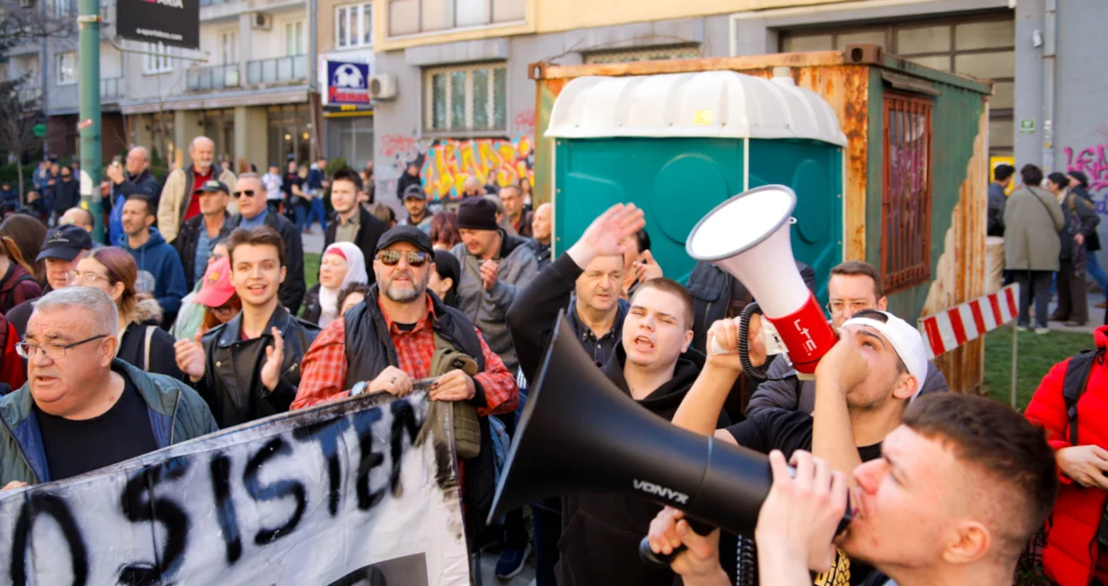 Protest u Sarajevu/Damir Deljo