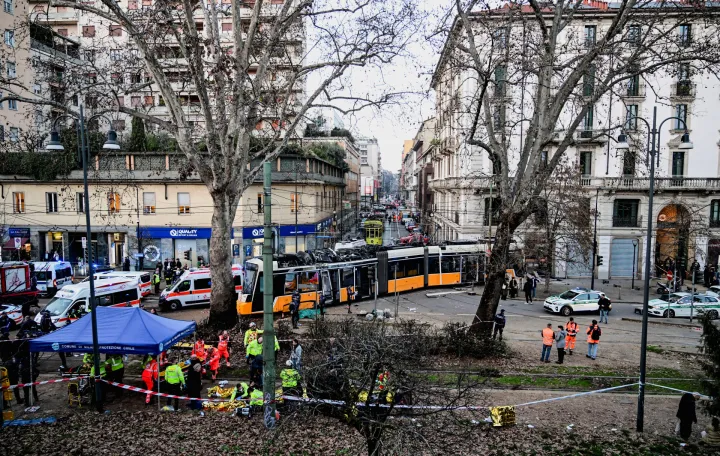 Tramvajska nesreća u Milanu/Daniele Mascolo
