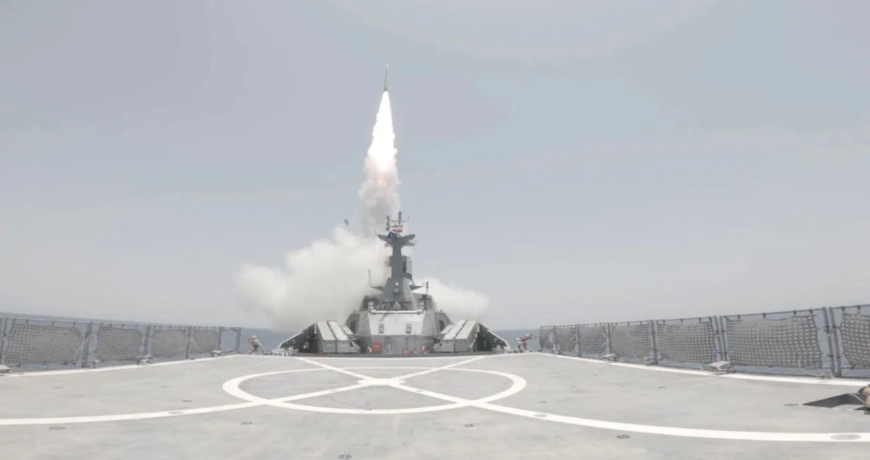 A missile is launched during an exercise in southern Iran, in this handout image obtained on February 17, 2026. IRGC/WANA (West Asia News Agency)/Handout via REUTERS ATTENTION EDITORS - THIS PICTURE WAS PROVIDED BY A THIRD PARTY. BEST QUALITY AVALIABLE./Irgc Via Wana News Agency