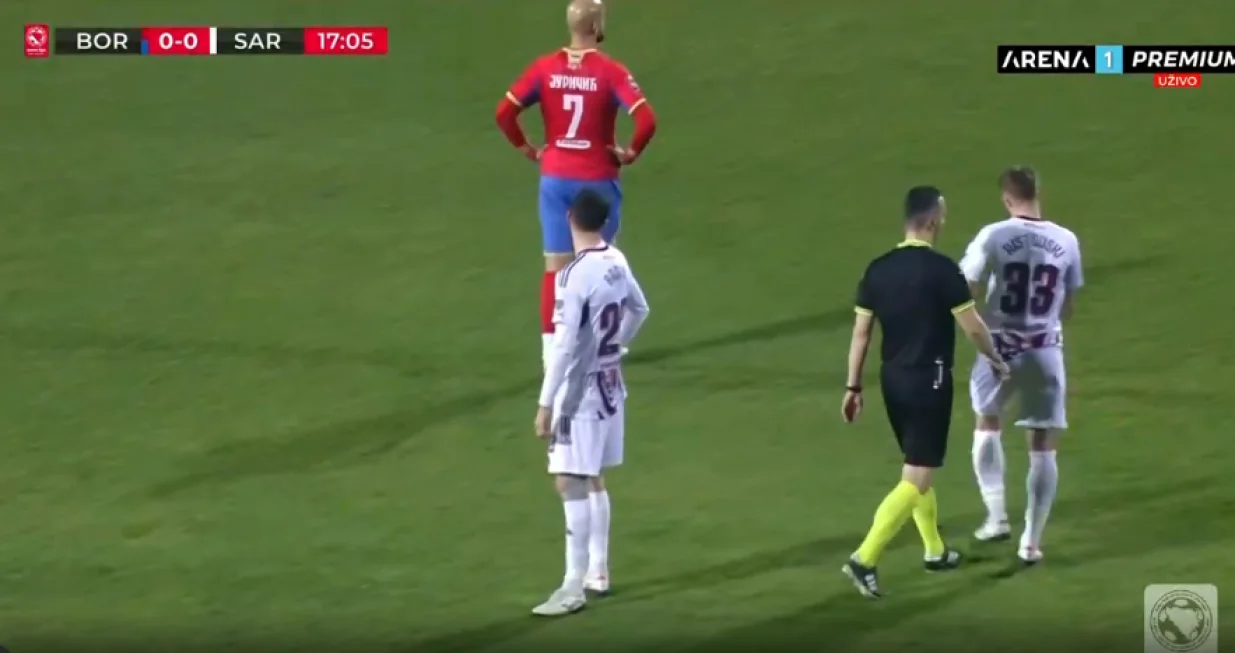 Armin Kukić prekinuo utakmicu/Foto: 
