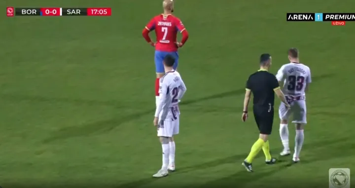 Armin Kukić prekinuo utakmicu/Foto: 