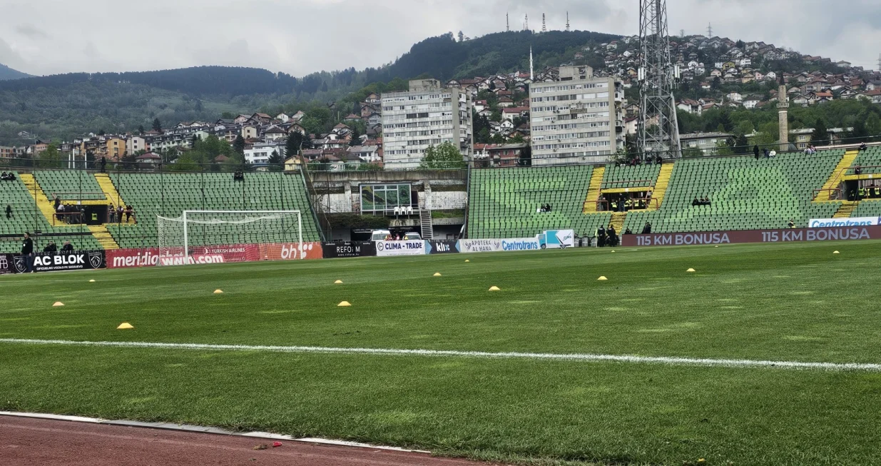 Stadion Asim Ferhatović-Hase pred finalnu utakmicu/Foto: 
