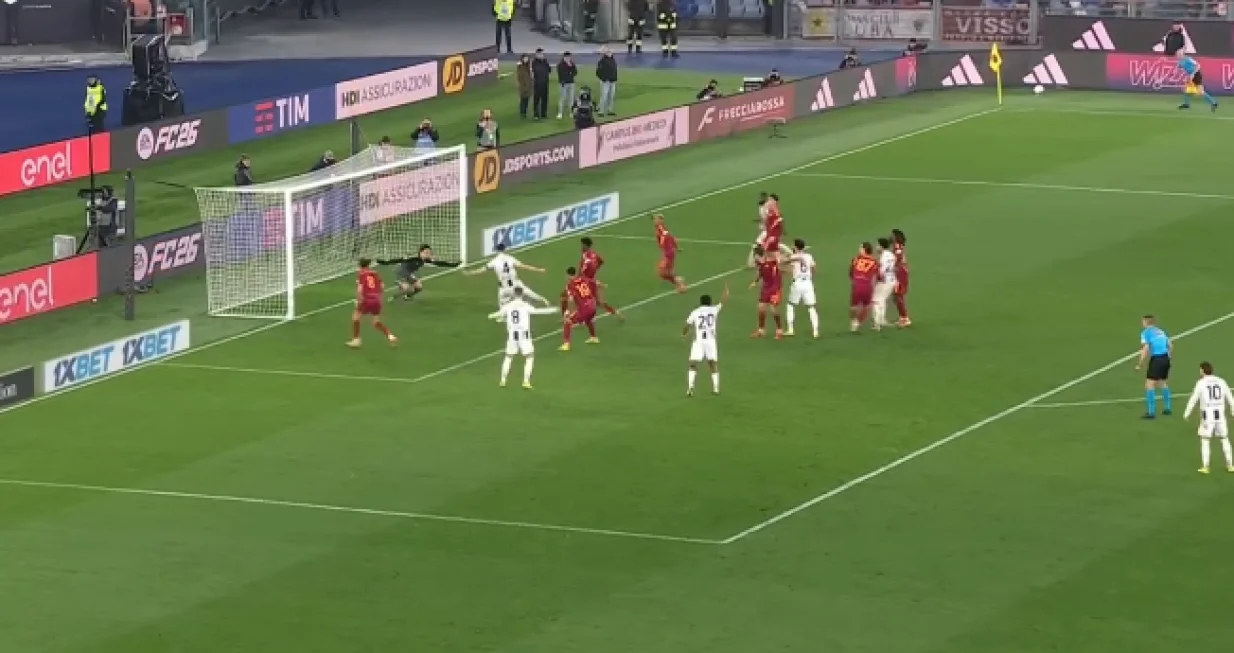 Remi Rome i Juventusa na Olimpicu (FOTO: Screenshot)/Foto: 