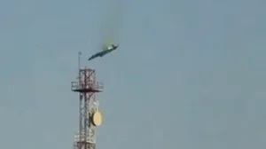 A burning aircraft falls from the sky in Al Jahra, Kuwait, in this still image obtained from social media video released on March 2, 2026. Social Media/via REUTERS THIS IMAGE HAS BEEN SUPPLIED BY A THIRD PARTY. NO RESALES. NO ARCHIVES. NEWS USE ONLY. THIS PICTURE WAS PROCESSED BY REUTERS TO ENHANCE QUALITY. AN UNPROCESSED VERSION HAS BEEN PROVIDED SEPARATELY. VERIFICATION: Reuters confirmed the location as Al Jahra, Kuwait, from the road layout, buildings, electric towers and light posts, which matched satellite imagery. Coordinates: 29.337325, 47.648209 + 29.313204127056398, 47.57812678200832. The date when the videos were filmed was not verified but no earlier versions of the videos were found posted online before March 2. Kuwait Ministry of Defense also said a number of US planes fell and pilots were safe on March 2.    TPX IMAGES OF THE DAY/Social Media