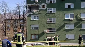 Policija i vatrogasci na mjestu događaja/Fena//