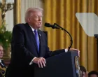U.S. President Donald Trump speaks during a Medal of Honor ceremony at the White House in Washington, D.C., U.S., March 2, 2026. REUTERS/Ken Cedeno/Ken Cedeno