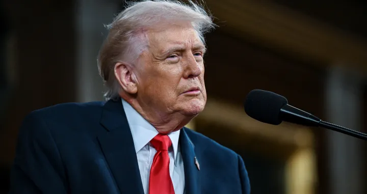 U.S. President Donald J. Trump delivers the first State of the Union address of his second term to a joint session of Congress in the House Chamber of the United States Capitol in Washington, D.C., on Tuesday, February 24, 2026. Kenny Holston/Pool via REUTERSвЂЁвЂЁ/Kenny Holston/the New York Times