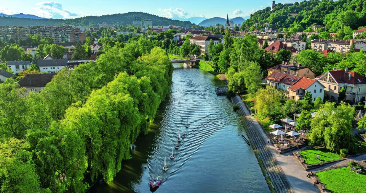 Ljubljana je 2016. postala Zelena prijestolnica Europe, a 2021. najbolja među dvadeset zelenih prijestolnica Europe/Andrej Tarfila