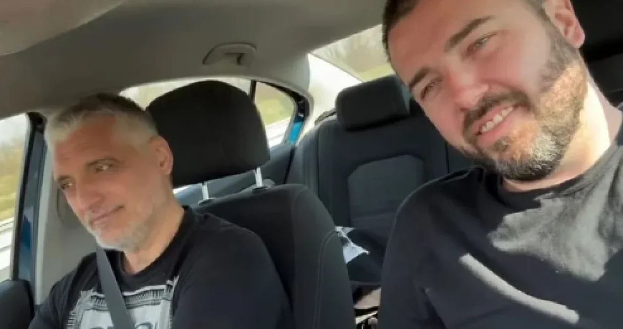 Čeda Jovanović i Aca Kos/Instagram