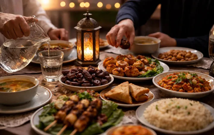 Iftarska trpeza/Ilustracija