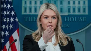White House Press Secretary Karoline Leavitt takes questions from media members as she holds a press briefing at the White House in Washington, D.C., U.S., March 4, 2026. REUTERS/Jonathan Ernst/Jonathan Ernst