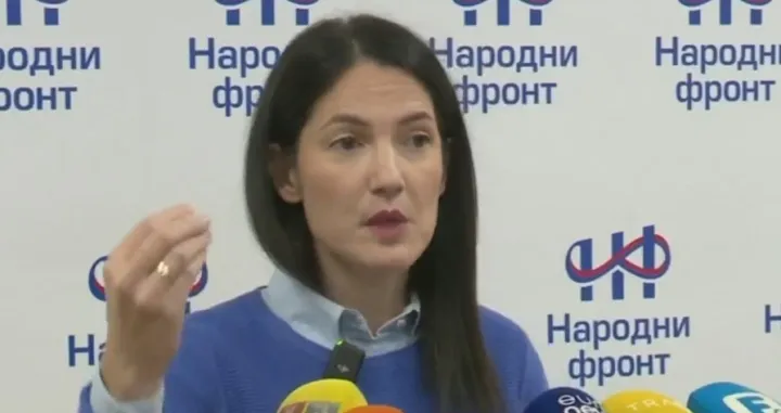 Jelena Trivić, konferencija za novinare, nelegalna vlada, referendum/Screenshot/Screenshot