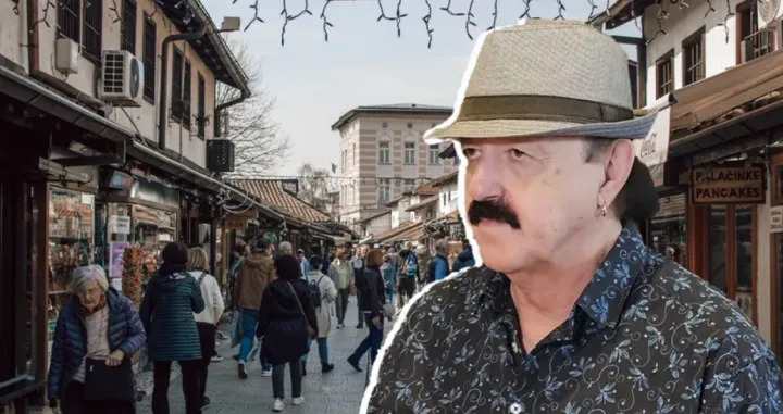 Haris Džinović, Sarajevo, sru&scaron;ena kuća, Ba&scaron;čar&scaron;ija/Prtsc