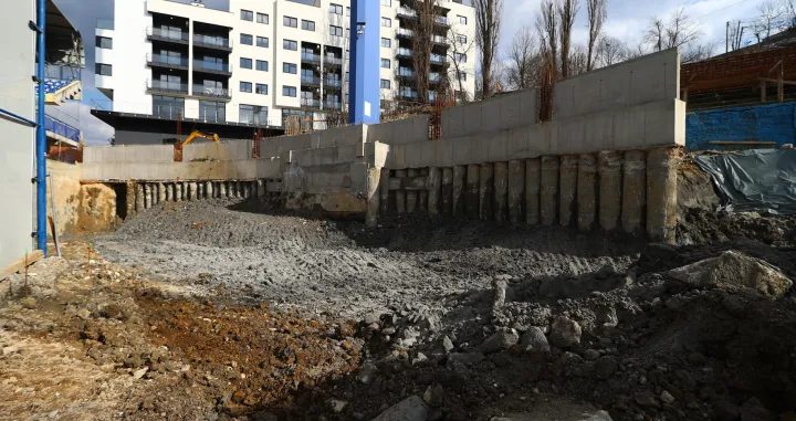 Radovi na izgradnji južne tribine/Foto: 