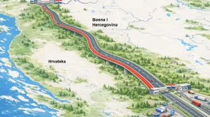 Brza cesta, Krajina, Bihać-Cazin-Velika Kladuša-Hrvatska/Ilustracija