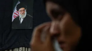 A portrait of Iran's late Supreme Leader Ayatollah Ali Khamenei, who was killed in Israeli and U.S. strikes on Saturday, is displayed during a memorial ceremony held in his honor and for other Iranians who were killed, at Kuala Lumpur, Malaysia, March 2, 2026. REUTERS/Hasnoor Hussain  TPX IMAGES OF THE DAY/Hasnoor Hussain