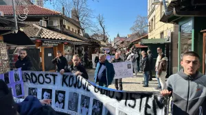 Protest u Sarajevu/Amir Papić