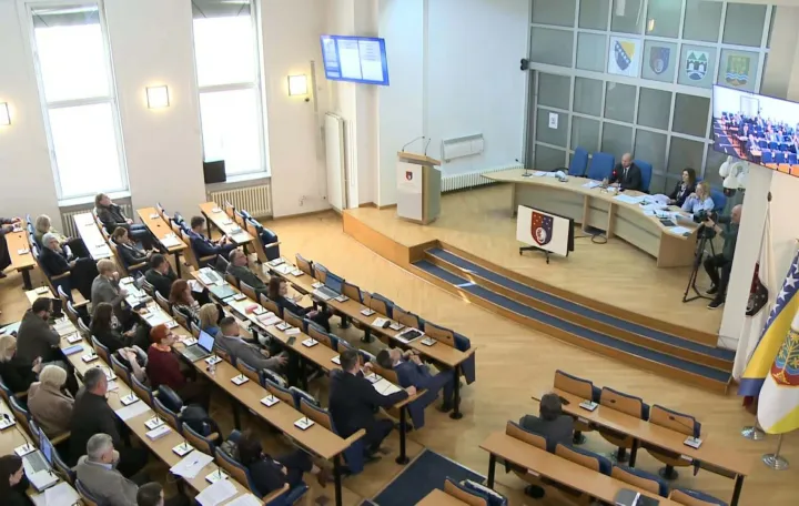 Skup&scaron;tina Kantona Sarajevo/Screenshot