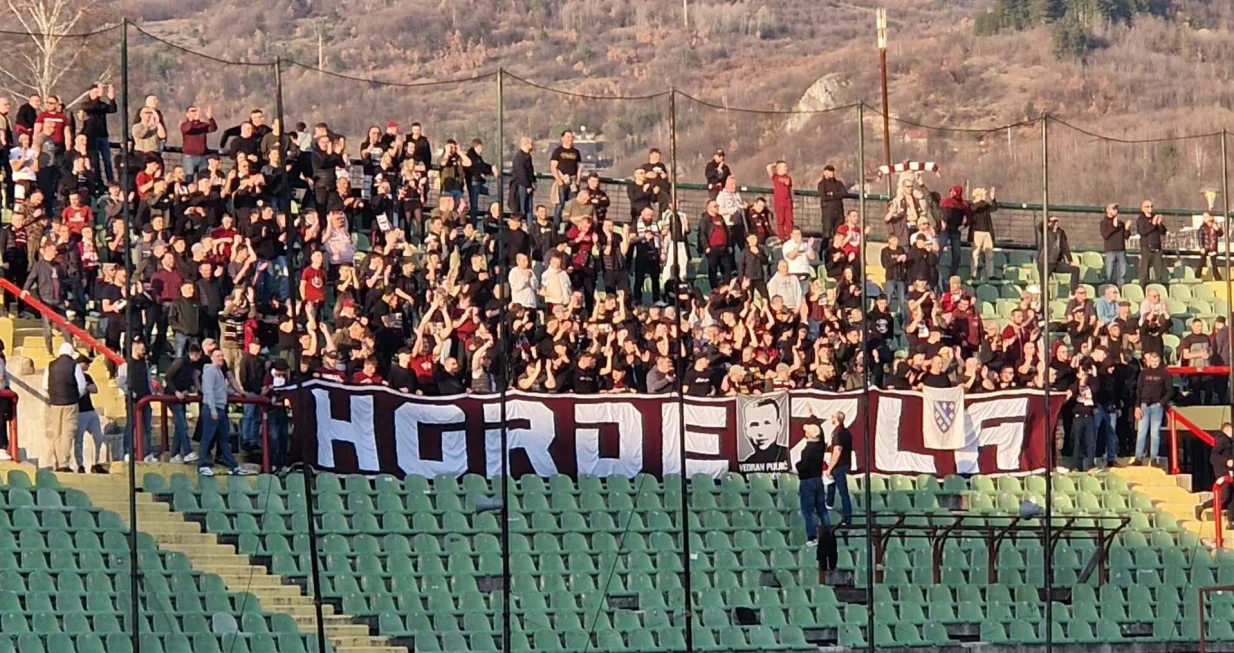 Horde zla na utakmici sa Rudarom/Foto: 