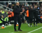 Soccer Football - FA Cup - Fifth Round - Newcastle United v Manchester City - St James' Park, Newcastle, Britain - March 7, 2026 Manchester City manager Pep Guardiola reacts Action Images via Reuters/Craig Brough/Foto: Craig Brough