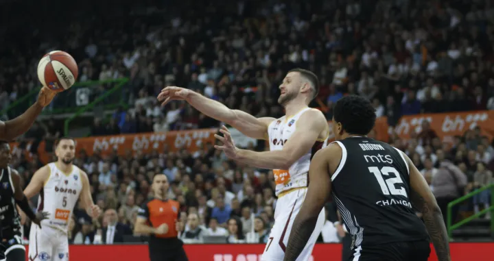 KK Bosna - KK Partizan 08.03.2026. (FOTO: Sport1.ba - Sanel Konjhodžić)/Foto: 