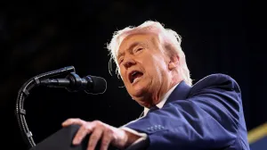 U.S. President Donald Trump delivers remarks to members of the Republican Party, at Trump National Doral Miami in Miami, Florida, U.S., March 9, 2026. REUTERS/Kevin Lamarque/Kevin Lamarque