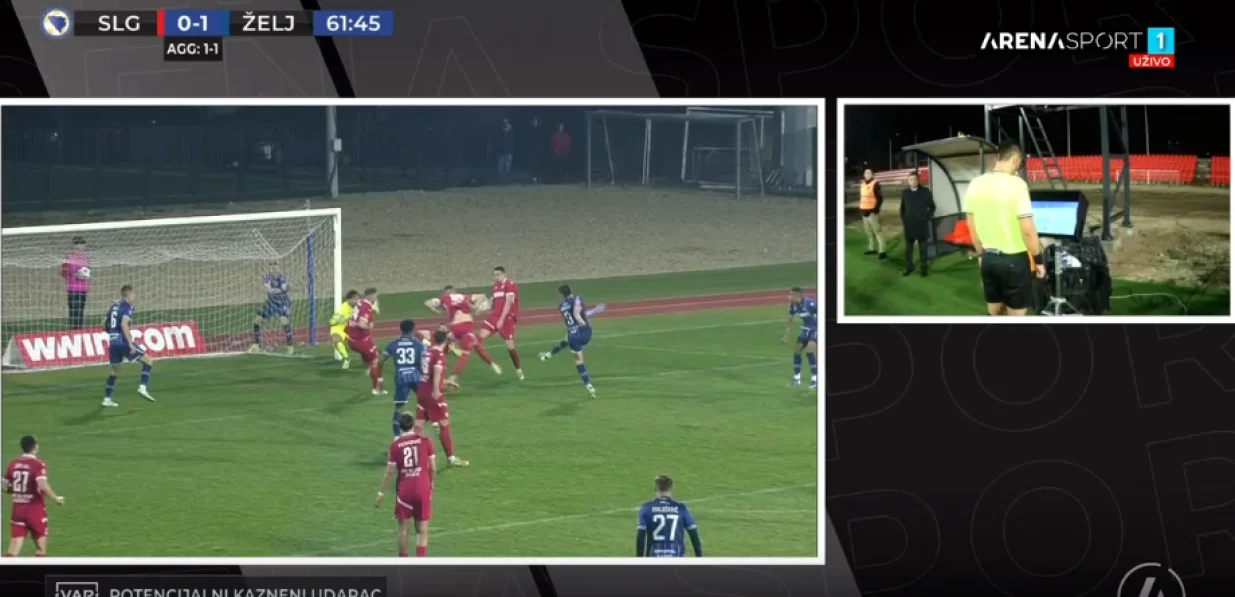 Penal za Željezničar/Foto: 